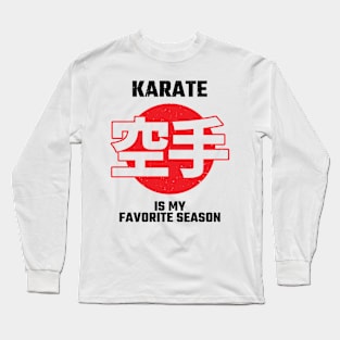 karate Long Sleeve T-Shirt